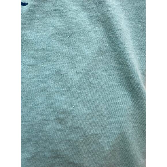 Vintage Land Shark Vacation Beach TShirt Single Stitch Summer 80s Blue Soft Thin - Picture 9 of 12